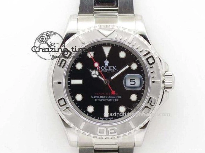 Edition 116622 Yacht-Master A2824 Noob Black Dial SS Best On Bracelet 0407
